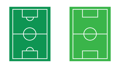 soccer filed icon vector. football pitch icon. soccer field icon for mobile app, ui, games and web design. football ground icon. vector illustration on transparent background © Solayman