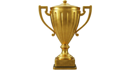 Isolated Shiny Trophy