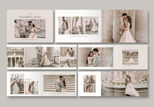 Wedding Photo Album Layout