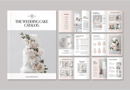 Wedding Cake Catalog Layout