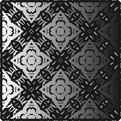 Silver metallic gradient with repeat Pattern . Abstract metallic background.