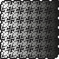 Silver metallic gradient with repeat Pattern . Abstract metallic background.