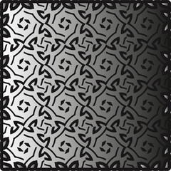 Silver metallic gradient with repeat Pattern . Abstract metallic background.