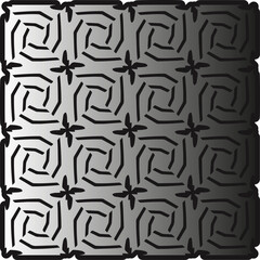 Silver metallic gradient with repeat Pattern . Abstract metallic background.