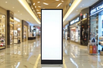 light box with luxury shopping mall 