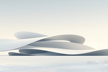 Abstract Modern Architecture Design.