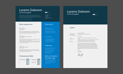 Modern Business Resume CV Template