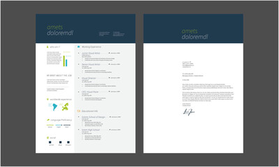 Modern Business Resume CV Template