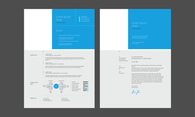 Modern Business Resume CV Template