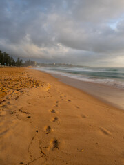 Summer morning view at Manly Beach, Sydney, Australia.