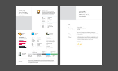 Modern Business Resume CV Template