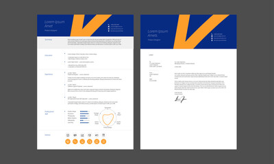 Modern Business Resume CV Template