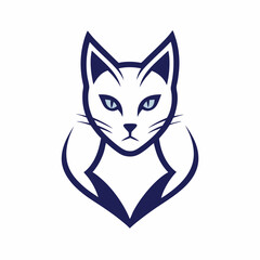 Obraz premium vector illustration of a cat