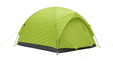 Isolated Green Tent