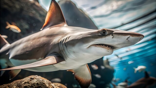 Sand Tiger Shark Underwater Closeup