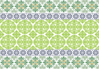 seamless floral pattern with flowers