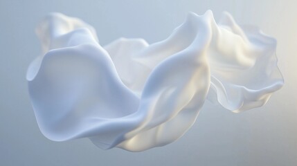 white silk background