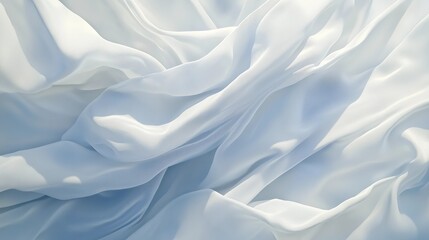 white silk background