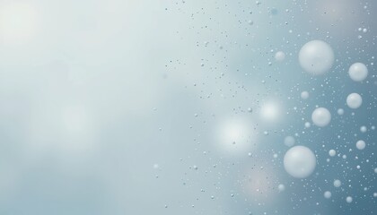 Captivating water droplets underwater macro abstract imagery tranquil blue background close-up view visual serenity for relaxation