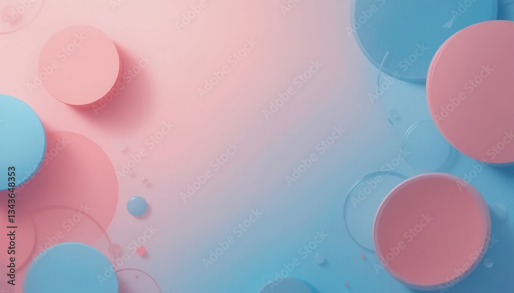 Poster dynamic circular patterns abstract design digital artwork creative studio close-up visual harmony