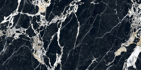 Marble background, rock texture, black kitchen marble top pattern with white veins