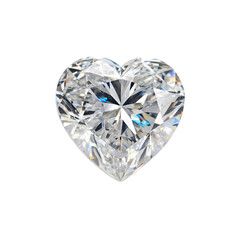 Fototapeta premium Heart Diamond Gemstone: High-Res Image