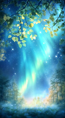Fototapeta premium radiant aurora display