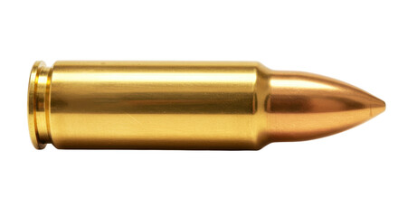 Isolated Brass Bullet