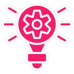 Vector Design Idea Icon Style