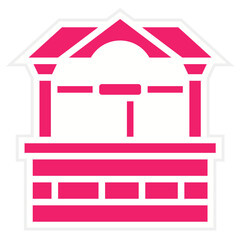 Vector Design Water Well Icon Style