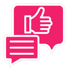 Vector Design Feedback Icon Style