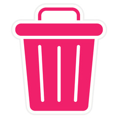 Vector Design Trash Icon Style