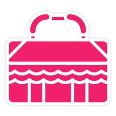 Vector Design Suitcase Icon Style