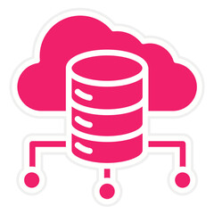 Vector Design Cloud Computing Icon Style