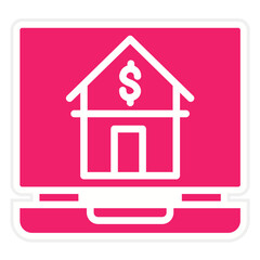 Vector Design Online Banking Icon Style