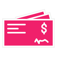 Vector Design Cheque Book Icon Style
