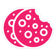 Vector Design Cookie Icon Style