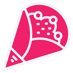 Vector Design Crepe Icon Style