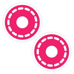 Vector Design Bagel Icon Style