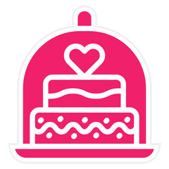 Vector Design Cake Dome Icon Style