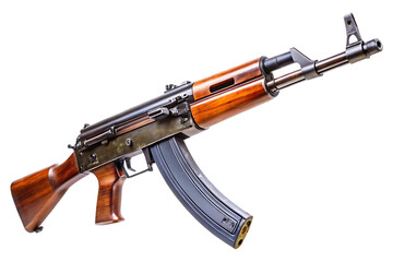 a war rifle isolated on transparent background 