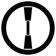 家紋です。丸に一つ杵といいます。