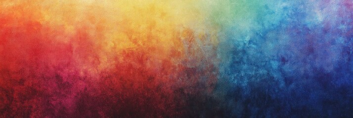 A vibrant painted abstract background with various colorful hues