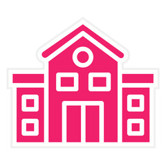 Vector Design School Icon Style