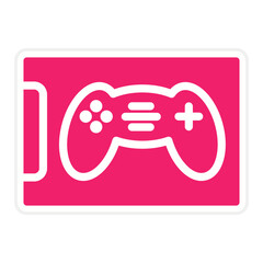 Vector Design Mobile Gaming Icon Style