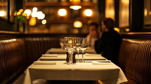 Romantic Dinner at a Luxurious Restaurant