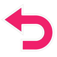 Vector Design Undo Icon Style