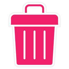 Vector Design Trash Icon Style