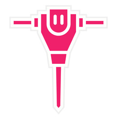 Jackhammer Vector Design Icon Style