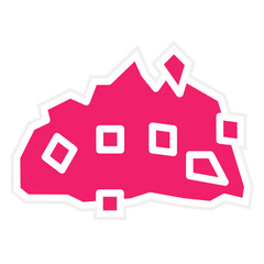 Gravel Vector Design Icon Style